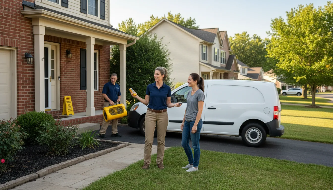 Residential water damage restoration in Lyle, MN